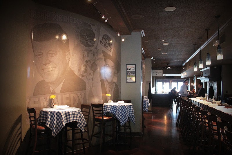 Perry's Embarcadero interior or signature dish