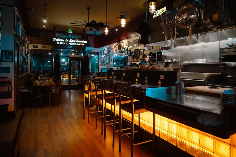 Rocco's Cafe interior or signature dish